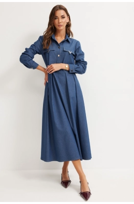 Платье Lyushe 4161 синий 