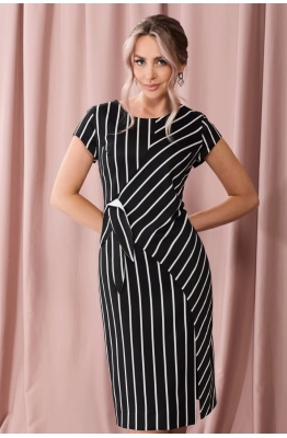 Платье Golden Valley 4654-1 черно-белый 