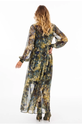 Платье EOLA 2900 хаки/синий Платье EOLA 2900 хаки/синий