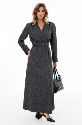 Платье EOLA 2902 темно-серый меланж 