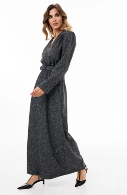 Платье EOLA 2902 темно-серый меланж 