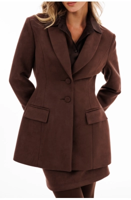 Блуза EOLA 2906.2 темный шоколад 