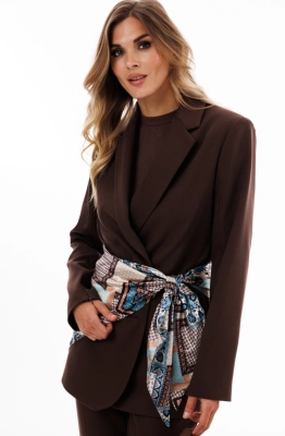 Жакет EOLA 2907 темный шоколад 