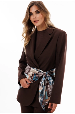 Жакет EOLA 2907 темный шоколад 