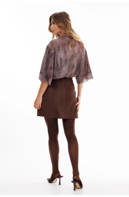 Блуза EOLA 2910 серый/коричневый 
