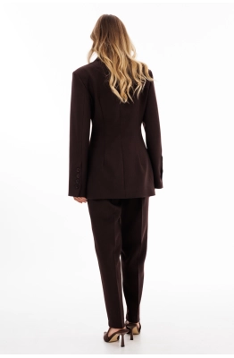 Жакет EOLA 2911 темный шоколад меланж 