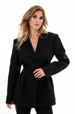 Жакет EOLA 2924 черный меланж 