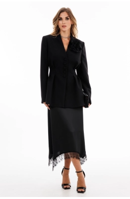 Жакет EOLA 2924.2 черный меланж 