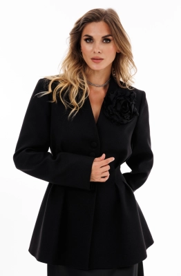 Жакет EOLA 2924.1 черный меланж 