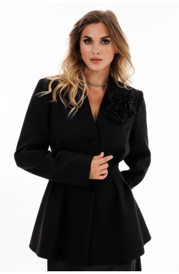 Жакет EOLA 2924.1 черный меланж 