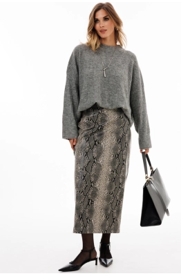 Юбка EOLA 2927.2 серый питон 