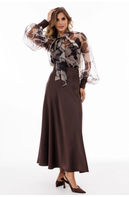 Юбка EOLA 2932 шоколад 