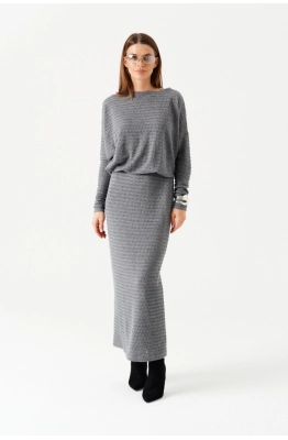 Платье ELLETTO LIFE 1103 серый 