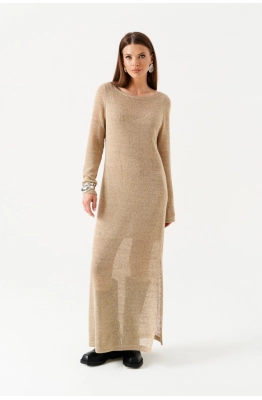 Платье ELLETTO LIFE 1107 бежевый 