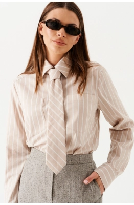 Блуза ELLETTO LIFE 3877 бежево-молочный 