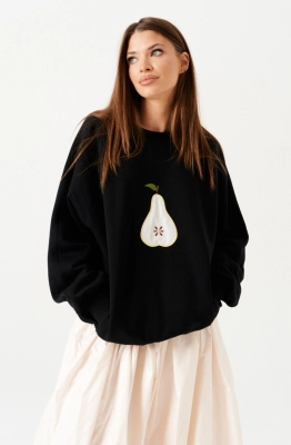 Свитшот ELLETTO LIFE 3887 черный  Свитшот ELLETTO LIFE 3887 черный