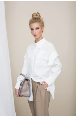 Блуза SODA 5504 молоко 