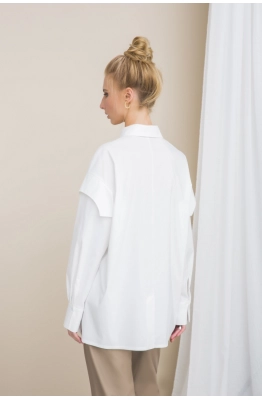 Блуза SODA 5504 молоко 