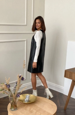 Сарафан SODA 2509 черный  Сарафан SODA 2509 черный