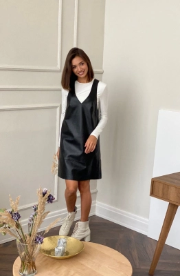 Сарафан SODA 2509 черный  Сарафан SODA 2509 черный