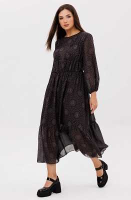 Платье Фантазия Мод 5126 темное  Платье Фантазия Мод 5126 темное