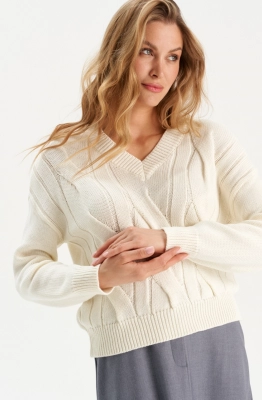 Джемпер RomGil РВ0163-ХЛ2 молочный 