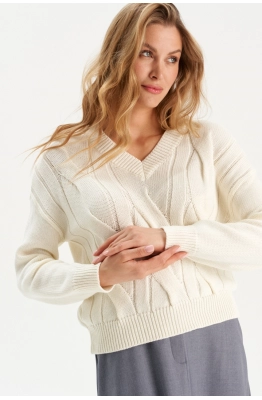 Джемпер RomGil РВ0163-ХЛ2 молочный 
