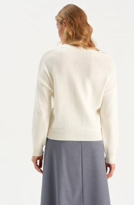 Джемпер RomGil РВ0163-ХЛ2 молочный 