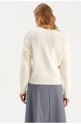 Джемпер RomGil РВ0163-ХЛ2 молочный Джемпер RomGil РВ0163-ХЛ2 молочный