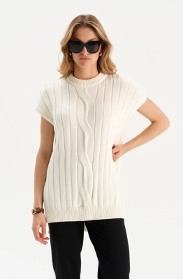 Жилет RomGil РВ0166-ХЛ2 молочный  Жилет RomGil РВ0166-ХЛ2 молочный