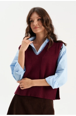 Жилет RomGil РВ0273-ШЕ5 бордовый 