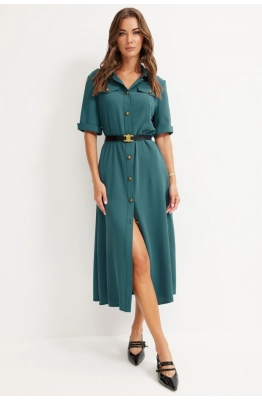 Платье Lyushe 4154 зеленый 