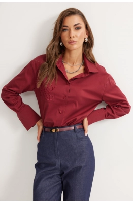 Блуза Lyushe 4164 бордо 