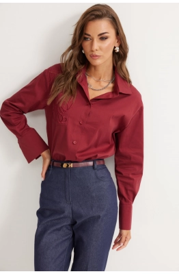 Блуза Lyushe 4164 бордо Блуза Lyushe 4164 бордо