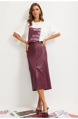 Юбка Lyushe 4167 бордо 