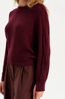 Джемпер RomGil РВ0165-ХЛ2 бордовый Джемпер RomGil РВ0165-ХЛ2 бордовый