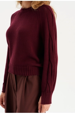 Джемпер RomGil РВ0165-ХЛ2 бордовый Джемпер RomGil РВ0165-ХЛ2 бордовый