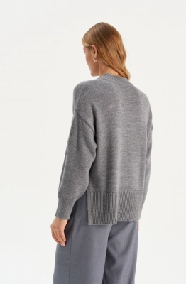 Джемпер RomGil РВ0274-ШЕ5 серый Джемпер RomGil РВ0274-ШЕ5 серый