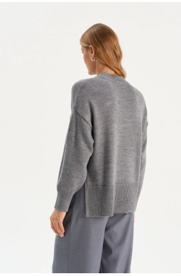 Джемпер RomGil РВ0274-ШЕ5 серый Джемпер RomGil РВ0274-ШЕ5 серый