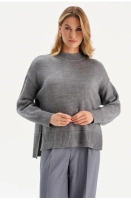 Джемпер RomGil РВ0274-ШЕ5 серый 