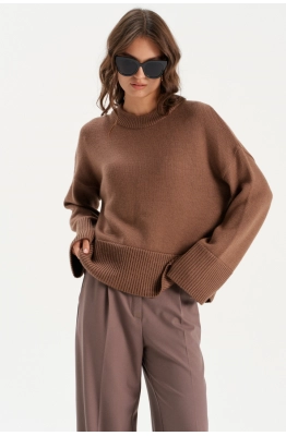Джемпер RomGil РВ0275-ШЕ5 коричневый 