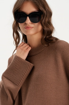Джемпер RomGil РВ0275-ШЕ5 коричневый Джемпер RomGil РВ0275-ШЕ5 коричневый