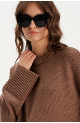 Джемпер RomGil РВ0275-ШЕ5 коричневый Джемпер RomGil РВ0275-ШЕ5 коричневый
