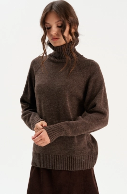 Свитер RomGil РВ0299-ШЕ5 коричневый меланж 