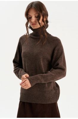 Свитер RomGil РВ0299-ШЕ5 коричневый меланж 