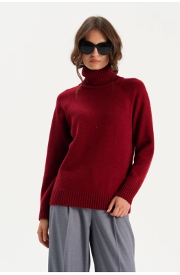 Свитер RomGil РВ0299-ШЕ5 красновато-бордовый 