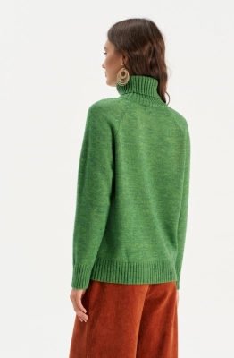 Свитер RomGil РВ0299-ШЕ5 зеленый лист  Свитер RomGil РВ0299-ШЕ5 зеленый лист