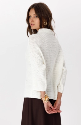 Джемпер RomGil РВ0300-ШЕ5 белый  Джемпер RomGil РВ0300-ШЕ5 белый