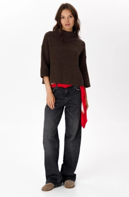 Джемпер RomGil РВ0300-ШЕ5 коричневый меланж 