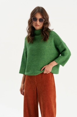 Джемпер RomGil РВ0300-ШЕ5 зеленый лист 